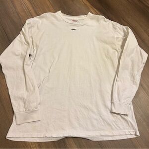 Vintage White Nike Long Sleeve